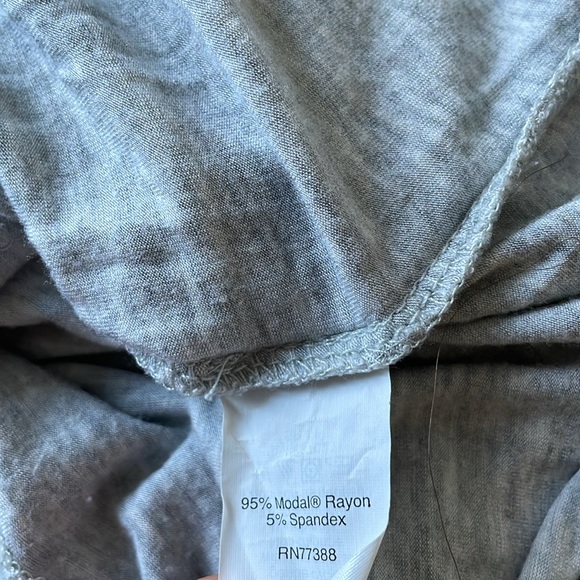 J.Crew strapless grey super comfy jersey drawstring maxi dress - Picture 9 of 9